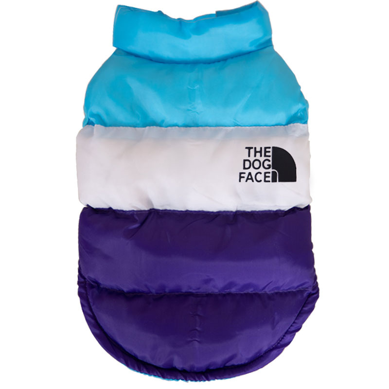 Dog Vest with Integrated Cotton Tower Designer Dog Apparel The Dog Face Waterproof Coats, Dog Winter Clothes for Small Medium Dogs, Dog Snow Jacket fo