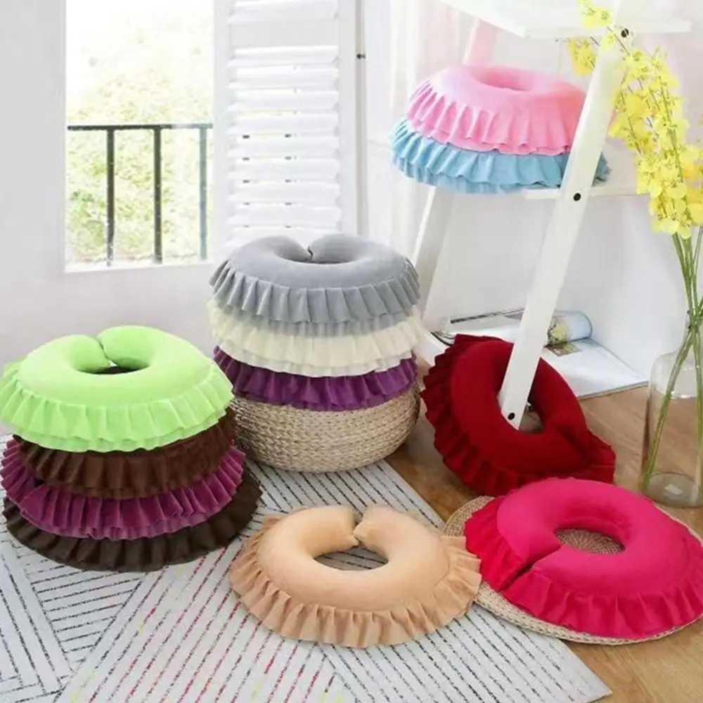 Soft cushion massage tool slow rebound flower shaped detachable U-shaped pillow facial pillow facial massage pillow W240819
