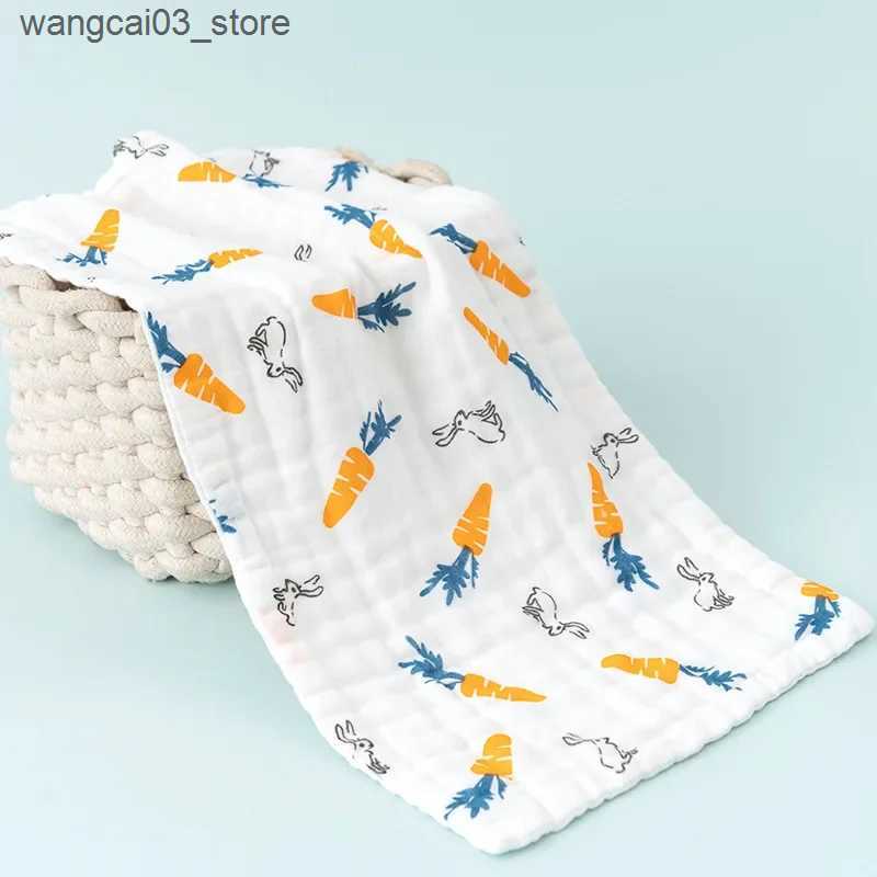 Blankets Swaddling Baby Bath Towel Boy Girl 100% Cotton Baby Towel Blanket For Newborn Baby Bathrobe 6 Layers Gauze Washcloth Infant Swaddle L240910