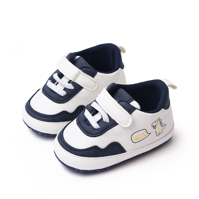 Baby Sport Shoes Sneakers Newborn Boys Girls Cartoon Letter Print First Walkers Cutefeet Infant Toddler Anti-slip Baby Pre-walkers Shoes
