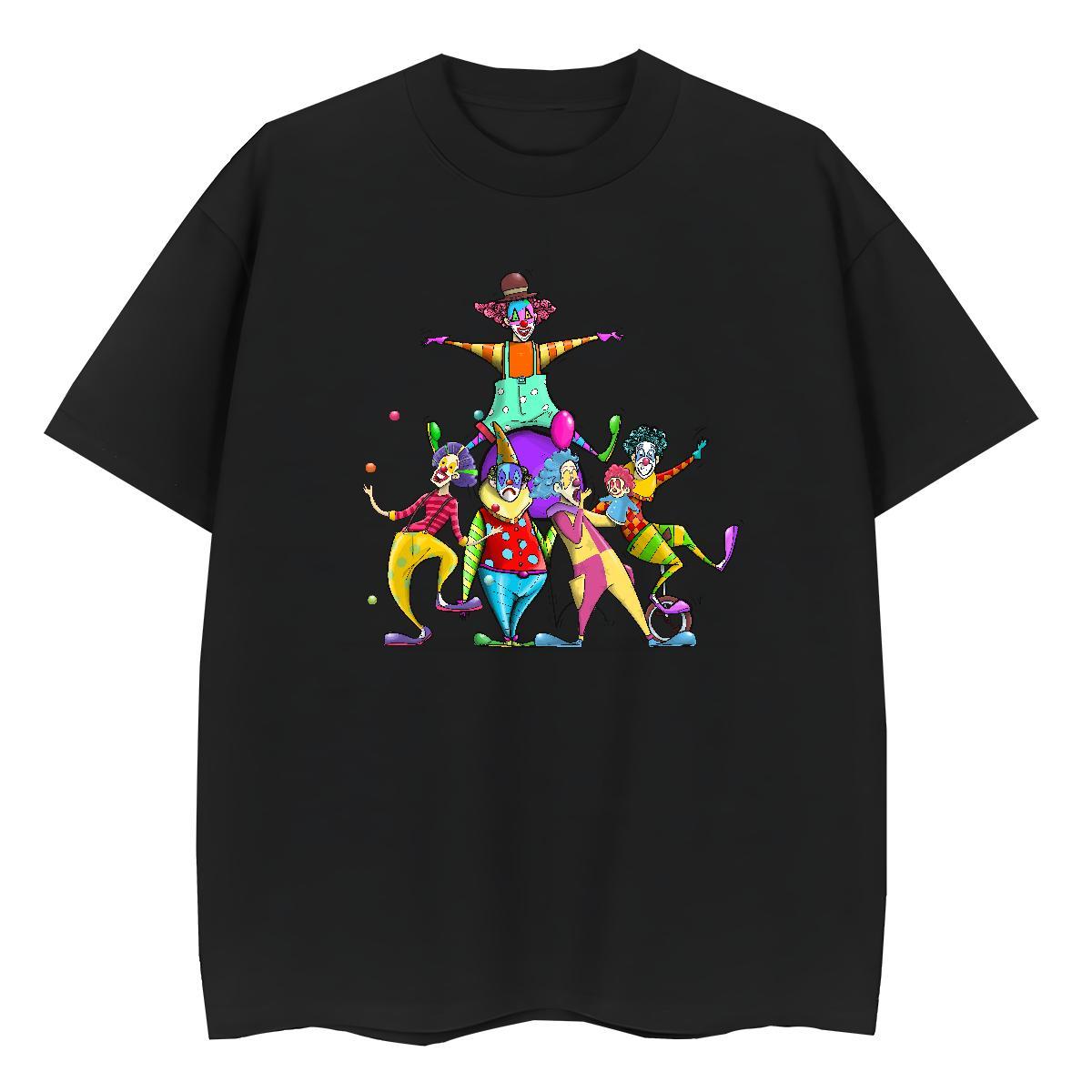 Classic Womens T Shirts 230g Cotton Crew Neck Street Casual portrait Womens Tshirts Lady Anime Print Clothes