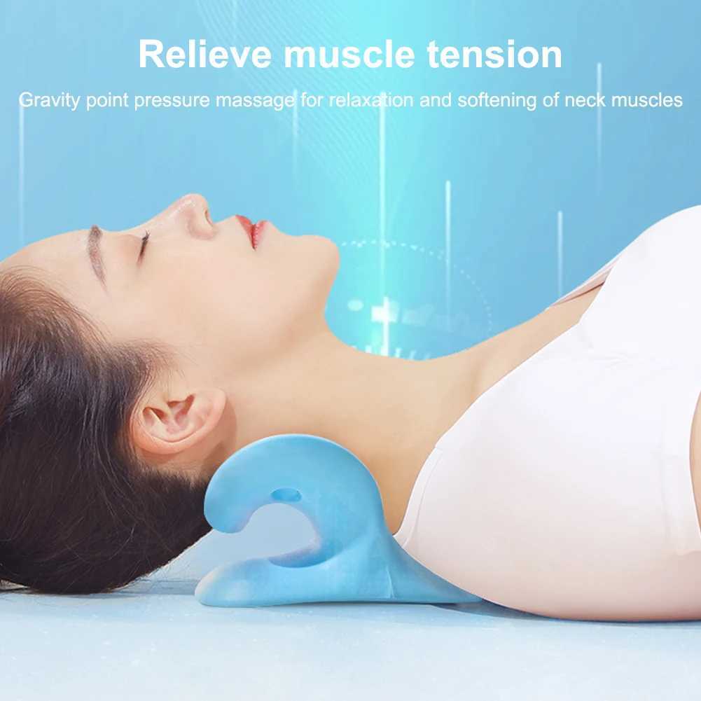 Cervical spine massage pillow conforms to ergonomics U-shaped pillow gravity finger pressure Cervical massage head and neck shoulder relaxation W24081