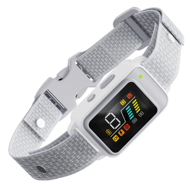 Pet Anti-barking Collar Automatic Barking Stopper for Dog Training AI Intelligently Identifies Barking Collar with Color Display