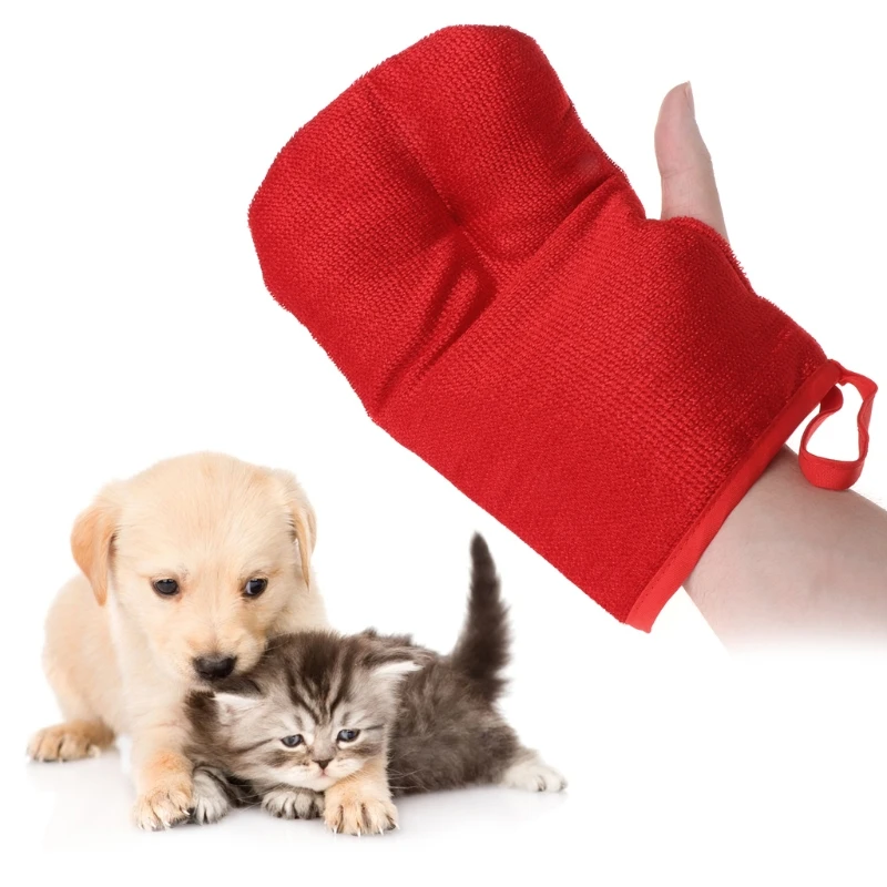 Pet Dog Fold Lint Glove Soft Hair Removal Sofa Bed Cleaning Supplies