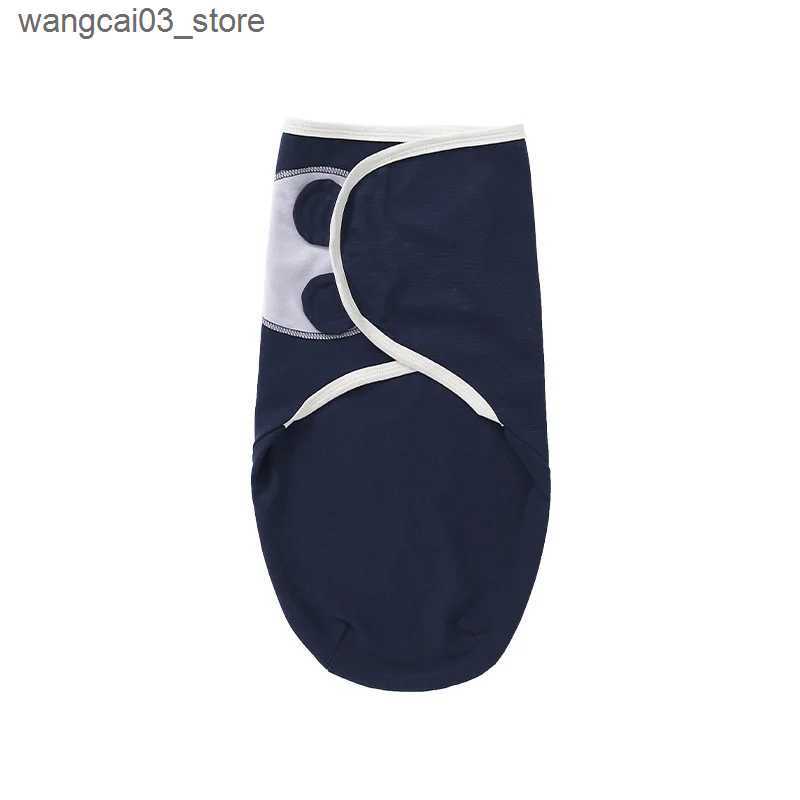 Blankets Swaddling 2023 Newborn Baby Swaddle Wrap Cotton Soft Newborn Blankets Infant Swaddling Wrap Muslin Blanket Sleepsack Baby Products 0-6M L2409