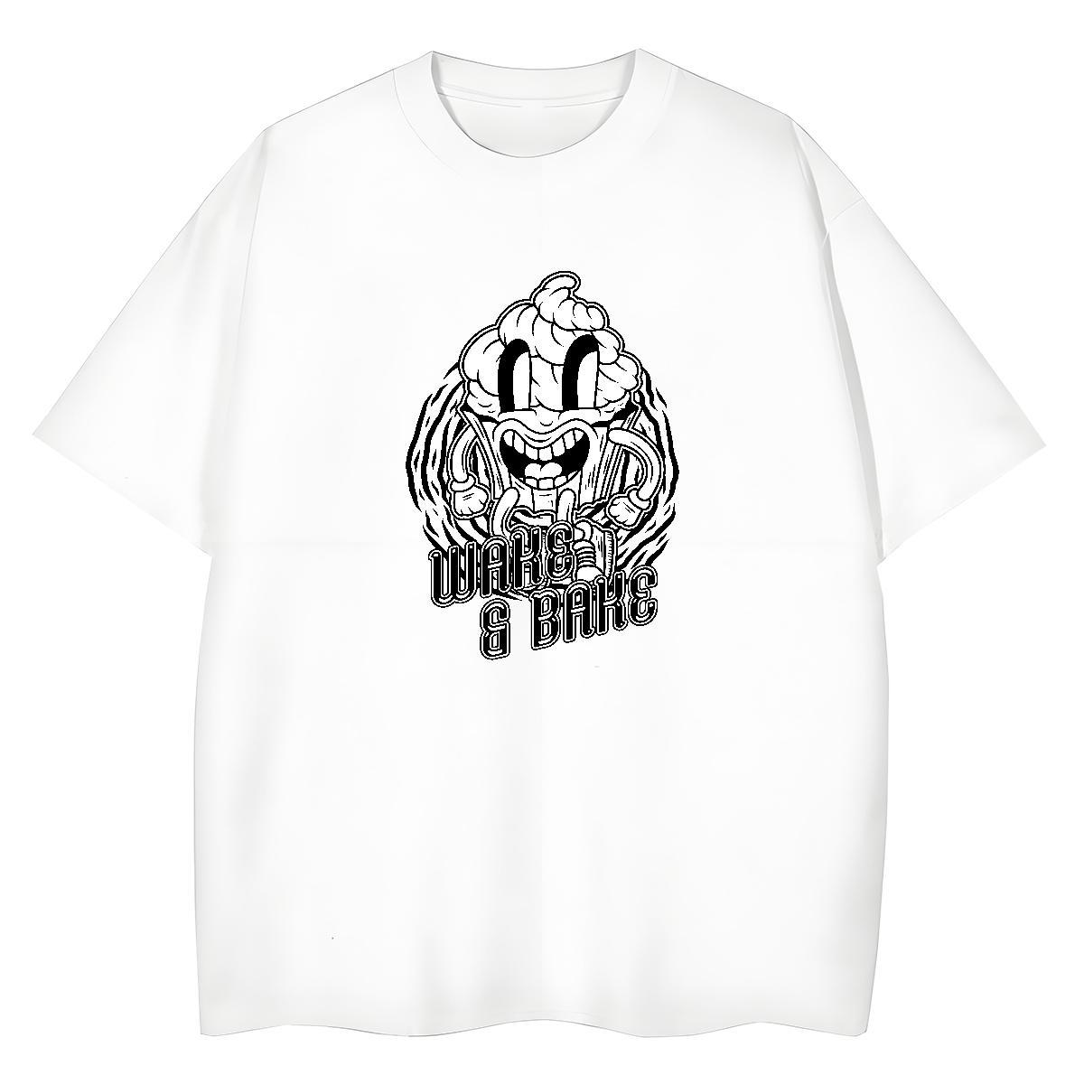 Fashion Casual T Shirts Women 230g Cotton Breathable Short Sleeve Spring Summer logo Lady T shirt Popular Plus Size Cartoon Tees