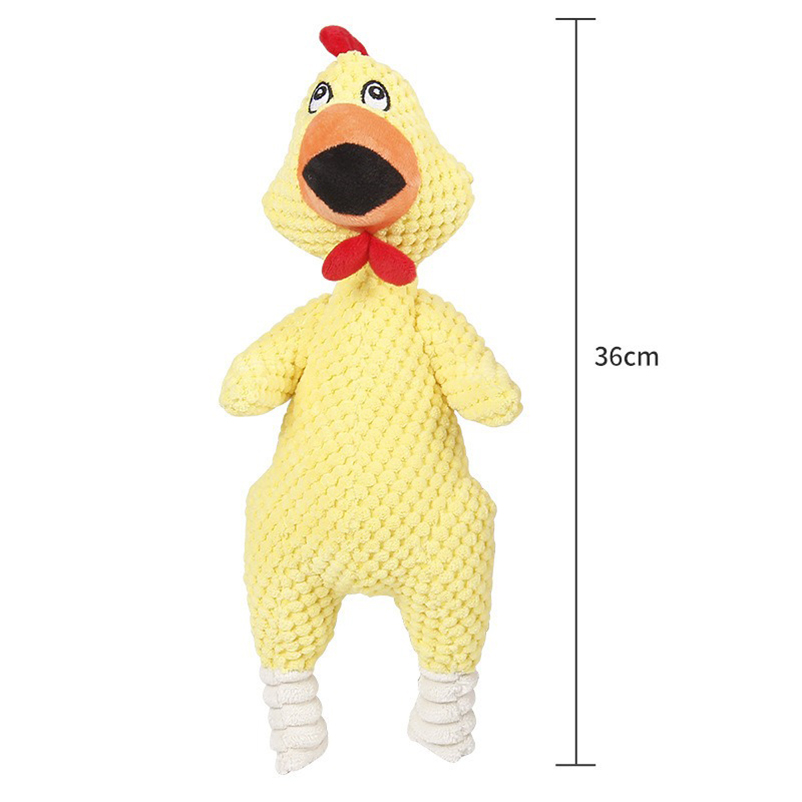 Pet dog screaming chicken figure self high artifacts Bite resistant teeth plush educational toy pet supplies