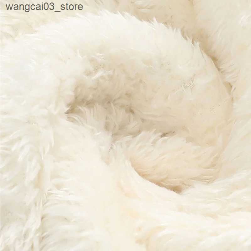 Blankets Swaddling Winter Waterproof Hooded Baby Swaddle Blanket Cartoon Thicken Fleece Warm Baby Stroller Blanket Cover Windproof Baby Carrier L24091