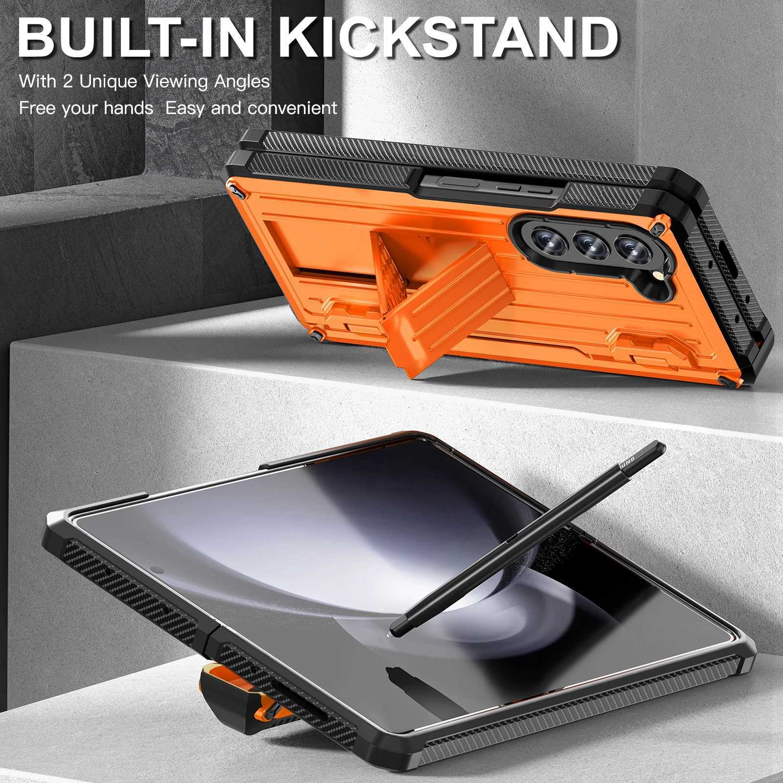 Samsung Galaxy Z Fold 5 4 3 ZFold5/W24 ZFold4/W23 ZFold3/W22 shockproof hard shell folding cover W241012