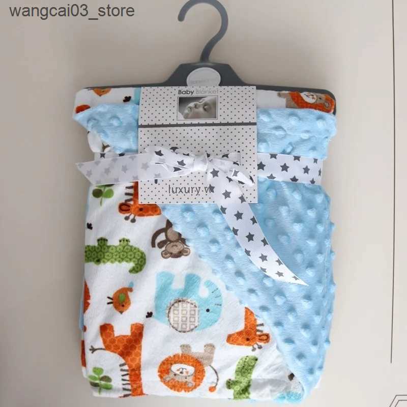 Blankets Swaddling High Quality Baby Blanket Winter Flannel Fleece Flamingo Blanket Infant Swaddle Stroller Wrap For Newborn Baby Bedding Blankets L24
