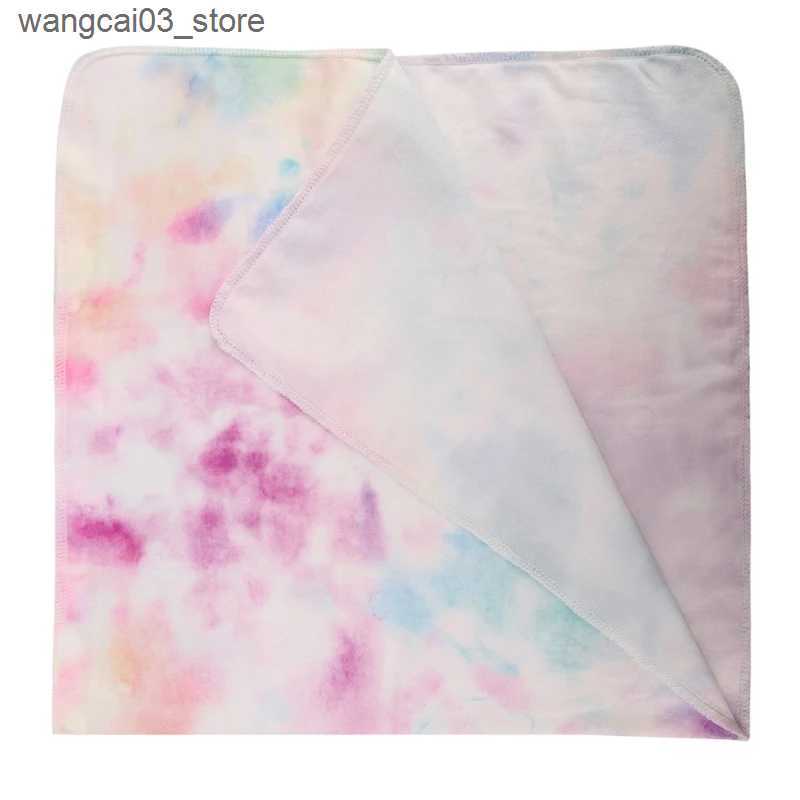 Blankets Swaddling Baby Receiving Blanket Headband Set Infant Floral Printing Swaddle Muslin Wrap Newborn Photography Prop Blankets For Newborn L24091