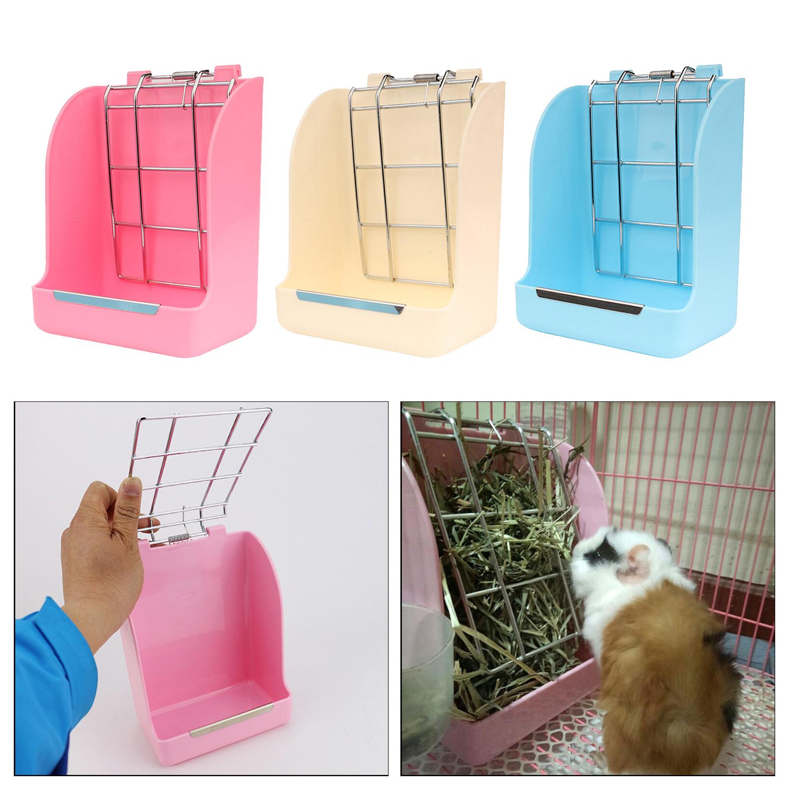 Small Animal Hanging Hay Rack Holder Food Dispenser Rabbits Feeding Feeder Stand Chinchilla Herbivore Guinea Pig Hamsters