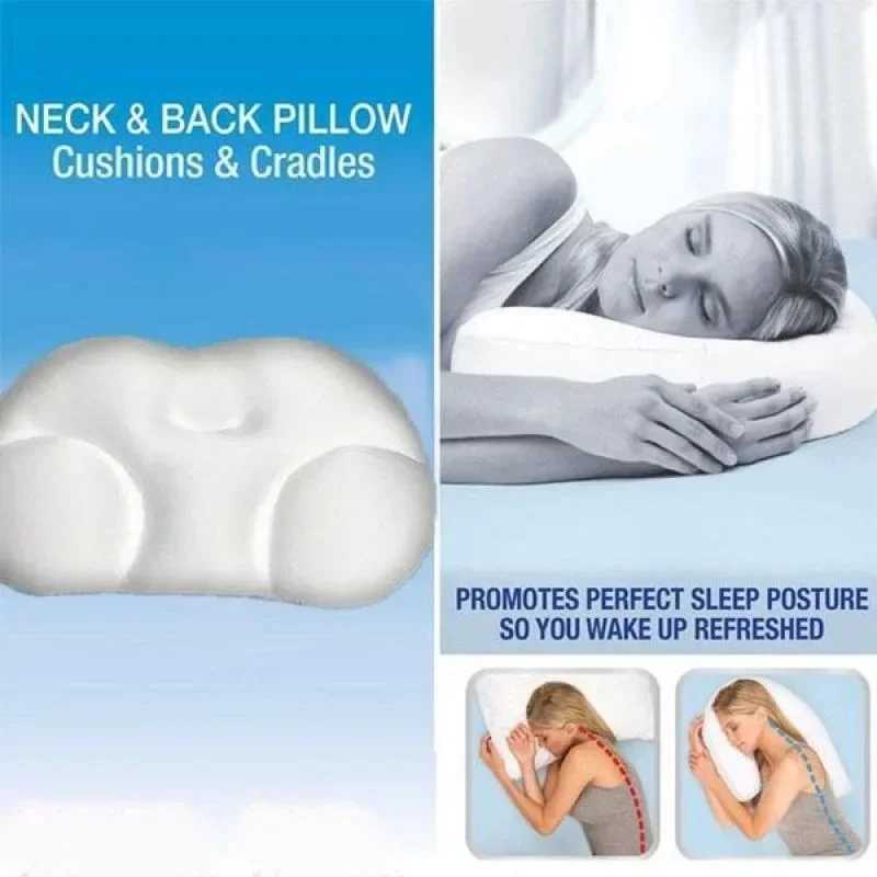 Body massager omnidirectional sleep pillow neck massager sleep memory foam shaped head massage pad head massage W240819