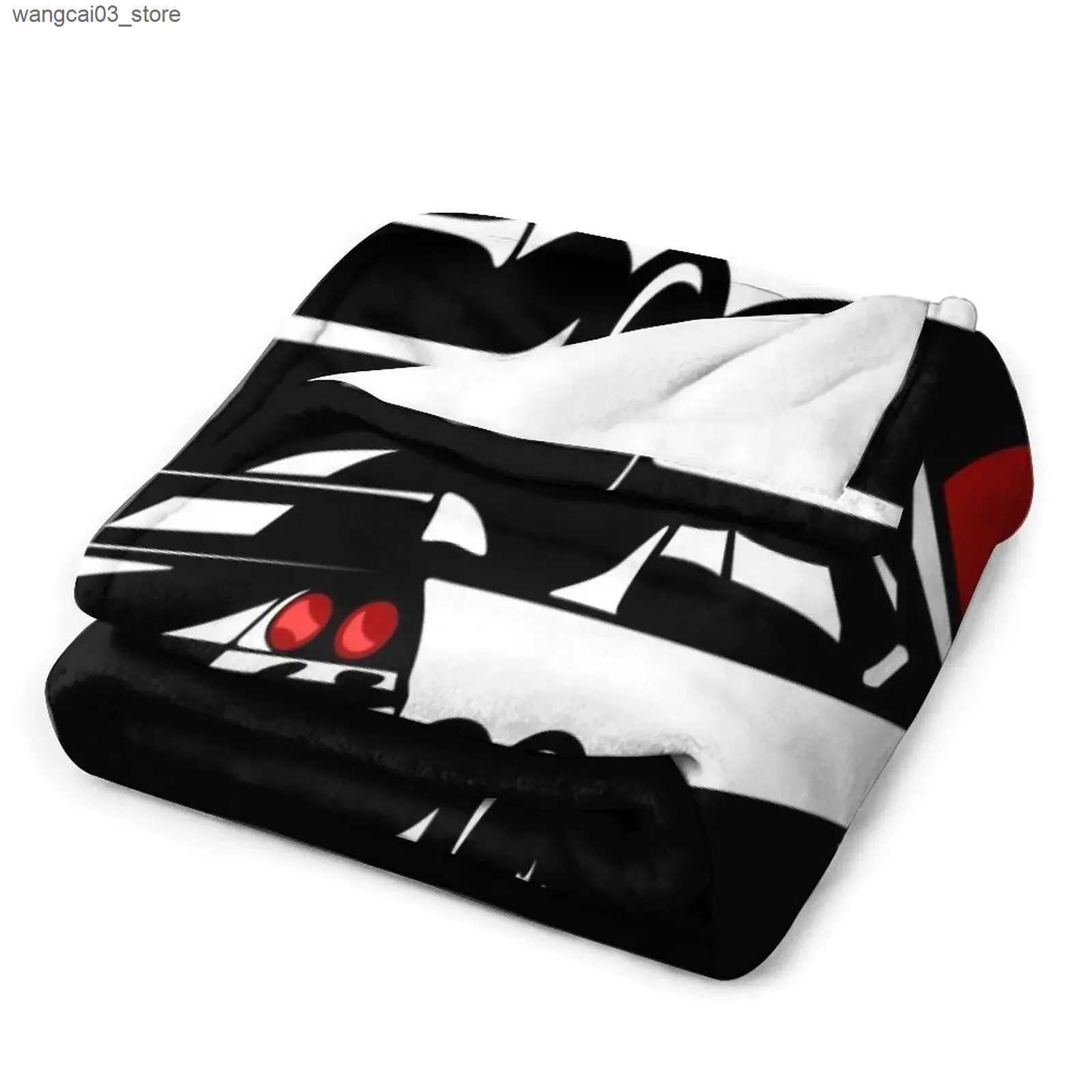Blankets Swaddling JDM Touge R33 Design Throw Blanket for winter blankets ands Luxury St blankets and throws Blankets L240910
