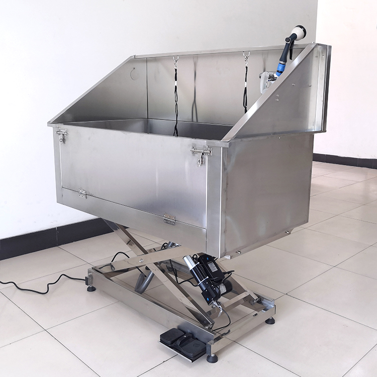 Dog Cat Grooming Tub Stainless Steel Pet SPA Shower electric tub