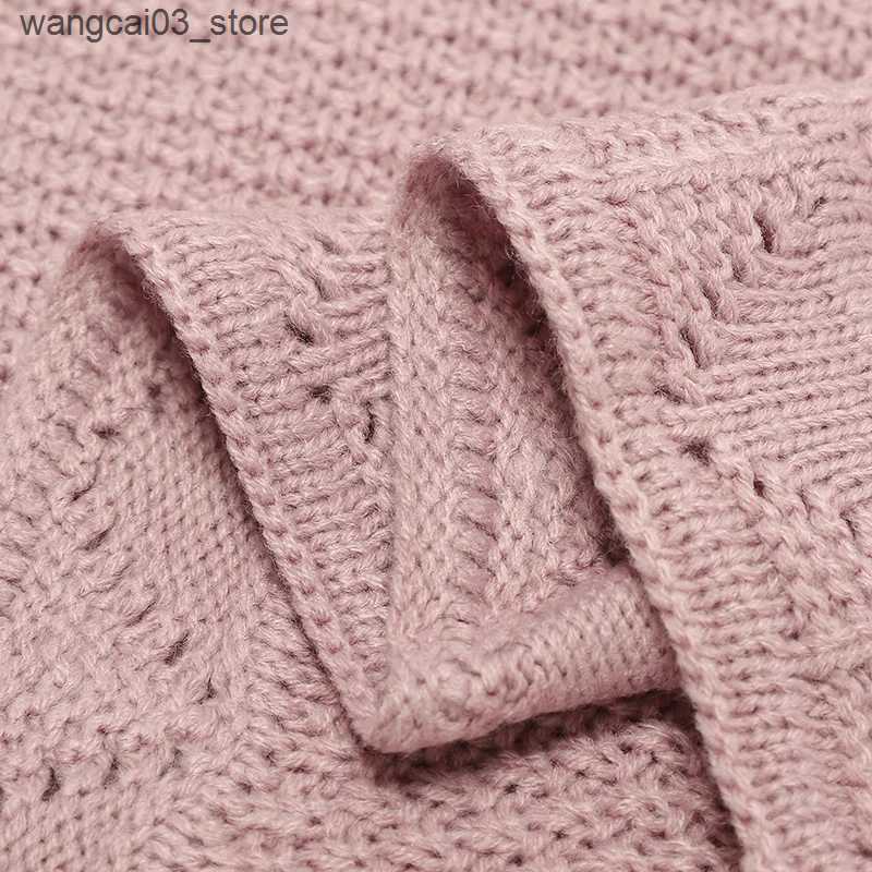 Blankets Swaddling Baby Blankets Knitted Newborn Swaddle Wrap Crib Quilt Super Soft Toddler Infantil Stroller Sofa Bedding Sleeping Covers 100*80cm L2