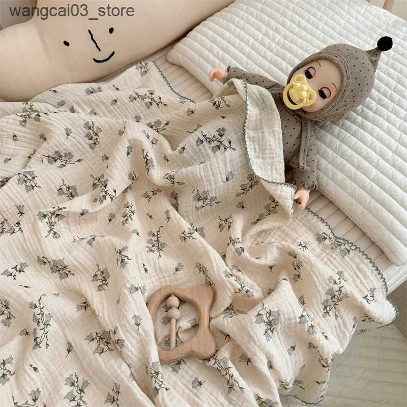Blankets Swaddling Summer Muslin Swaddle Blankets Cotton Soft Baby Blanket For Boys Girls Newborn Baby Receiving Blanket Sleeping Cover Crib Quilts L2