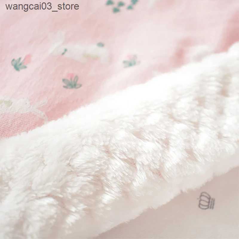 Blankets Swaddling Baby Blanket 100% Cotton Envelope For Discharge Winter Newborns Bedding Muslin Swaddle Warm Wrap Baby Sleeping Bag Soft 80x80cm L24