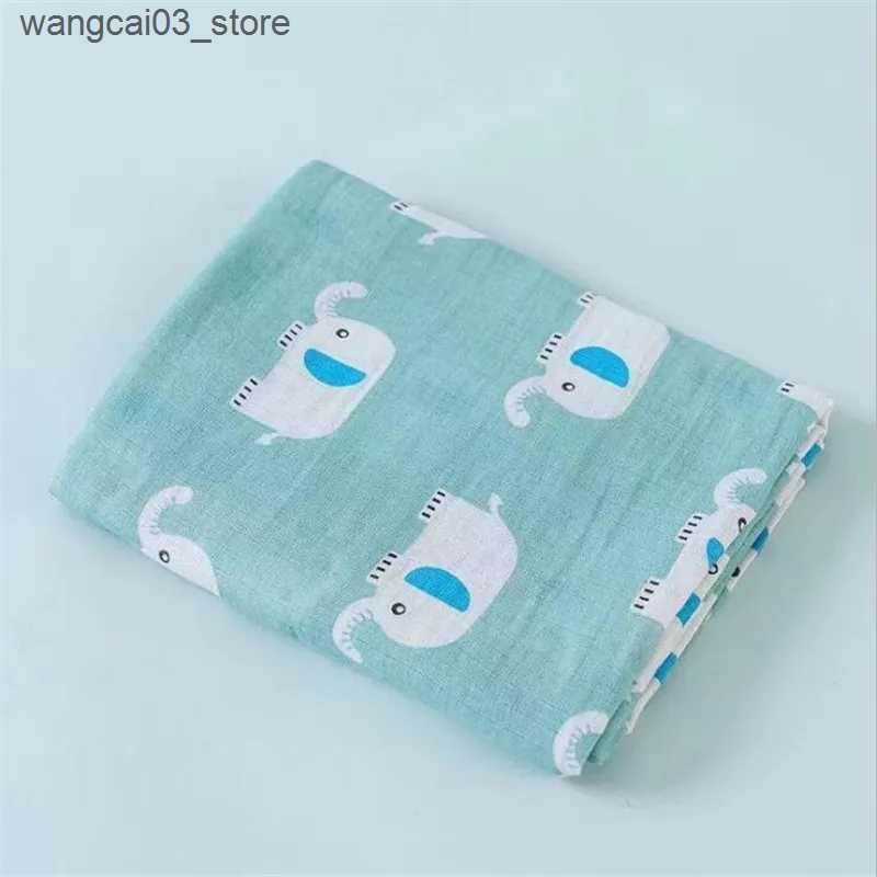 Blankets Swaddling 29 Designs Super Soft Cotton Muslin Baby Swaddle Blanket Skin-friendly Newborn Swaddle Wrap Baby Bedding Sheet Swaddle Blanket L240