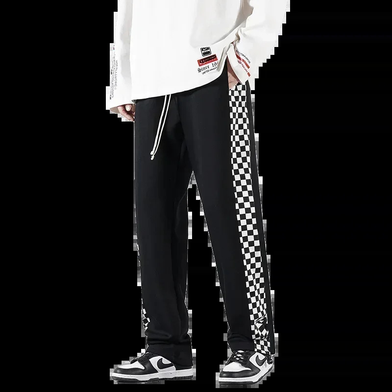 190cm Mens Y2k Running Pants Summer Loose 115cm 120cm Sweat Custom Pants 240930