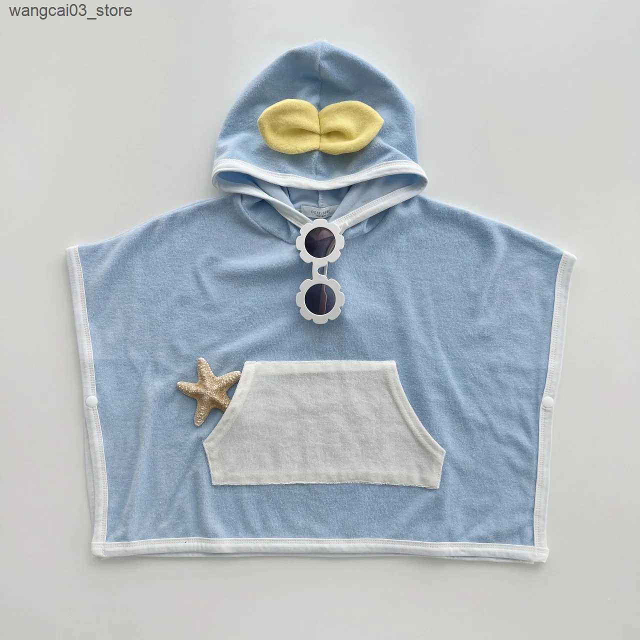 Blankets Swaddling Toddler Baby Hooded Towels Newborn Kids Bathrobe Super Soft Bath Towel Blanket Warm Sleeping Swaddle Wrap For Infant Boys Girls L24