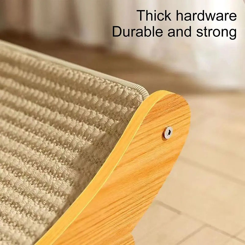 Natural Sisal Cat Scratcher Mat shavings resistant Indoor Cat Scratching Pad Grinding Paw Toy Solid Wood Scraper for Cats Pets