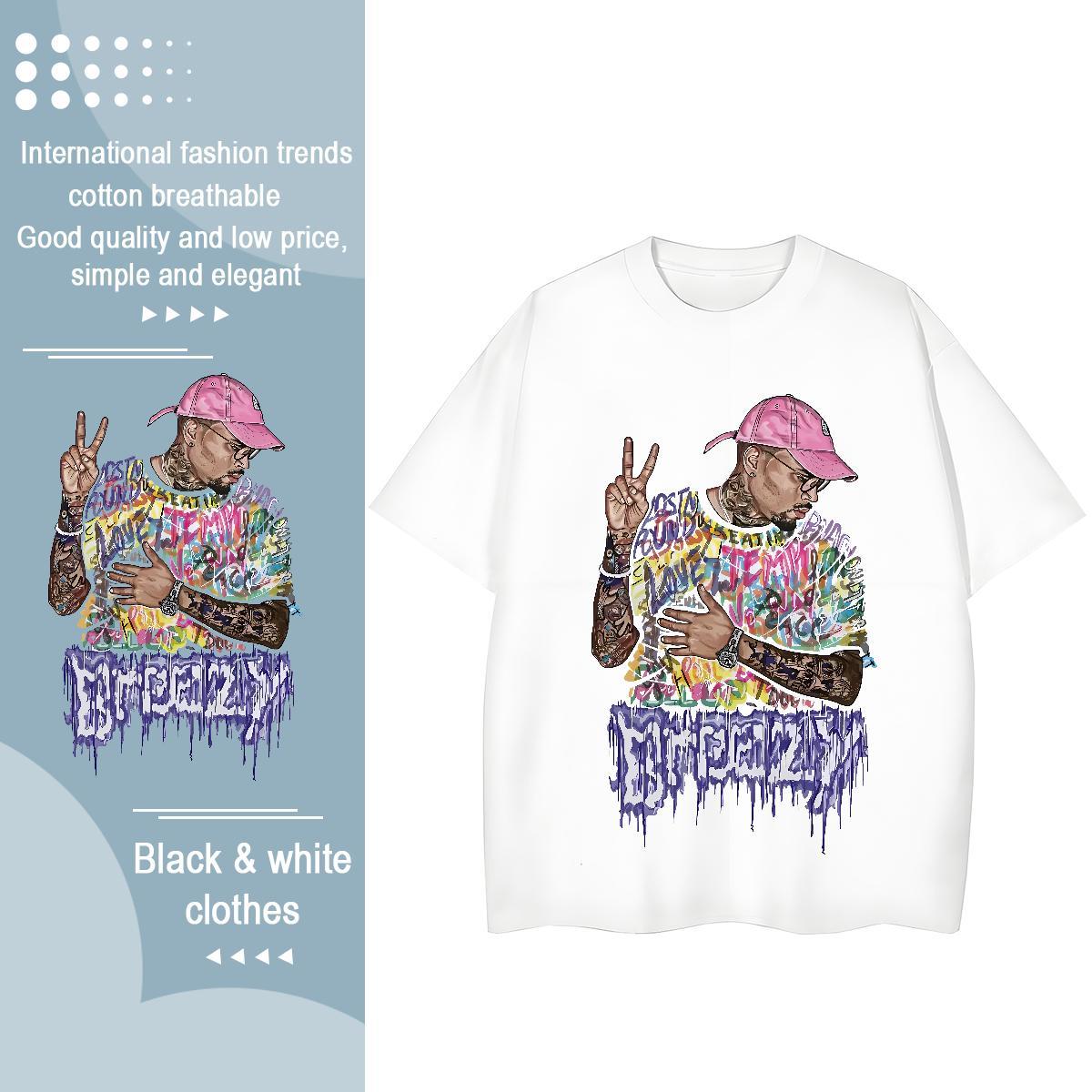 Custom Womens T Shirts 100% Cotton 230g Short sleeve Soft Sports Casual man Women Tshirts Female DIY Anime Top Shirts