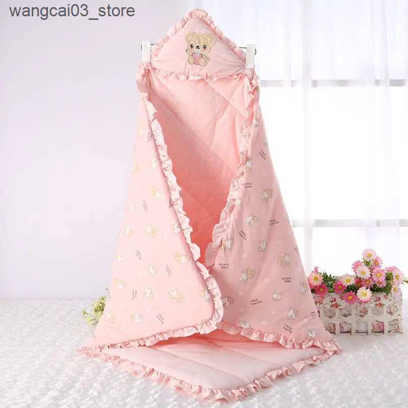 Blankets Swaddling Newborn Pure Cotton Blanket Winter Warm Anti-kick Baby Swaddling Blanket Cartoon Wrapping Blankets Baby Cute Bedding Quilt L240910