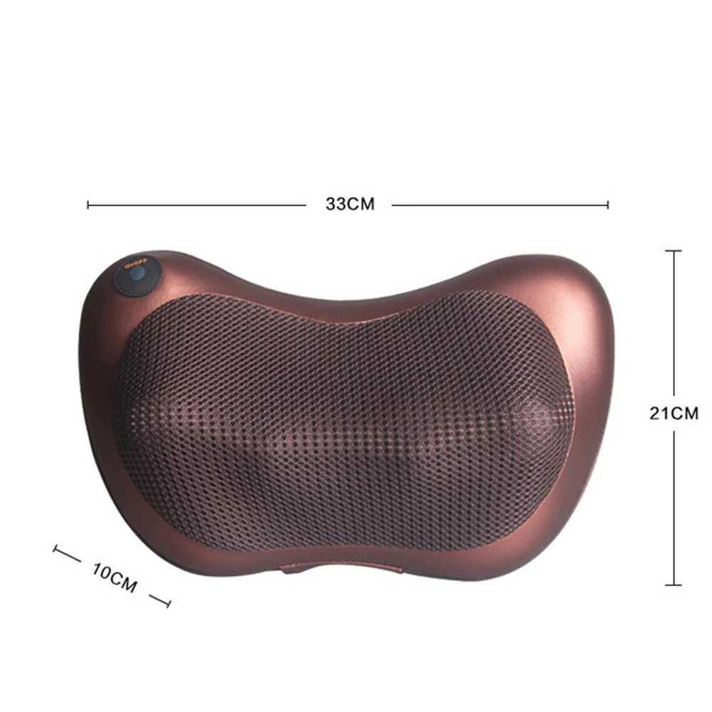 Rotating Finger Pressure Massage Pillow for Back Waist Cervical Pillow for Home Use Electric Finger Pressure Massage Pillow for Cars Back Massage W240