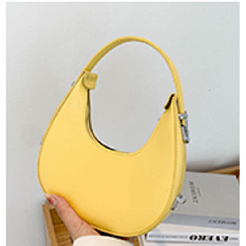 Chain Summer Versatile Underarm Luxury and Small Crowned Crescent Women's Fashion One Shoulder Diagonal Straddle Bag