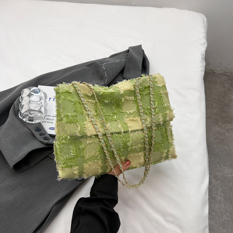 Large capacity fashionable niche design version tote for women new canvas college shoulder bag