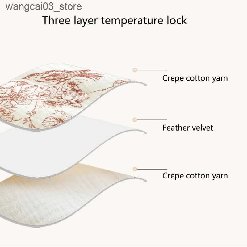 Blankets Swaddling Breathable Infant Wrap with Ear Hood Baby Swaddles Blanket Warm Comforting Baby Swaddles Large Size Baby Blanket L240910