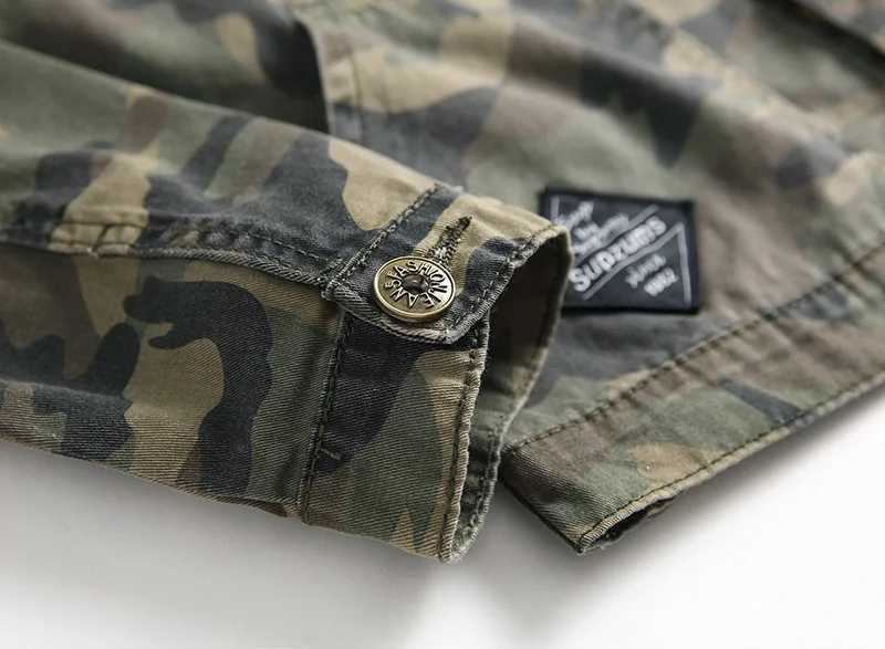 QNPQYX new mens camouflage denim jacket ultra-thin fit camouflage denim jacket mens truck jacket size S-3XL down jacket W241011