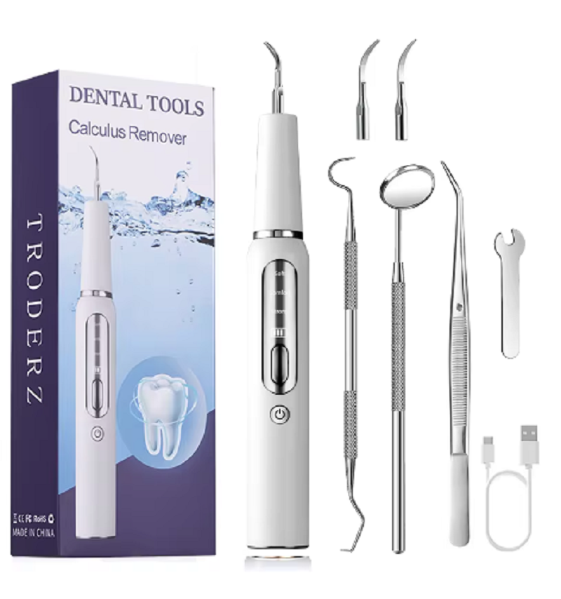 Ultrasonic dental cleaner for pets dental calculus remover for dog oral cleaning tools for cats and dogs to remove tooth stains