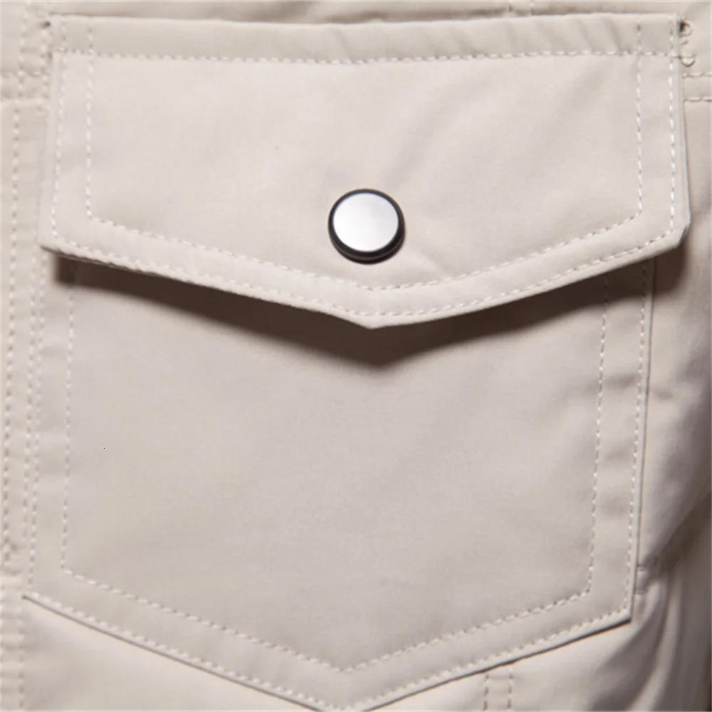 AIOPESON Winter Warm Pocket Fleece Lined Jackets Plaid Caual Zipper Jacket Coat for Men 241011