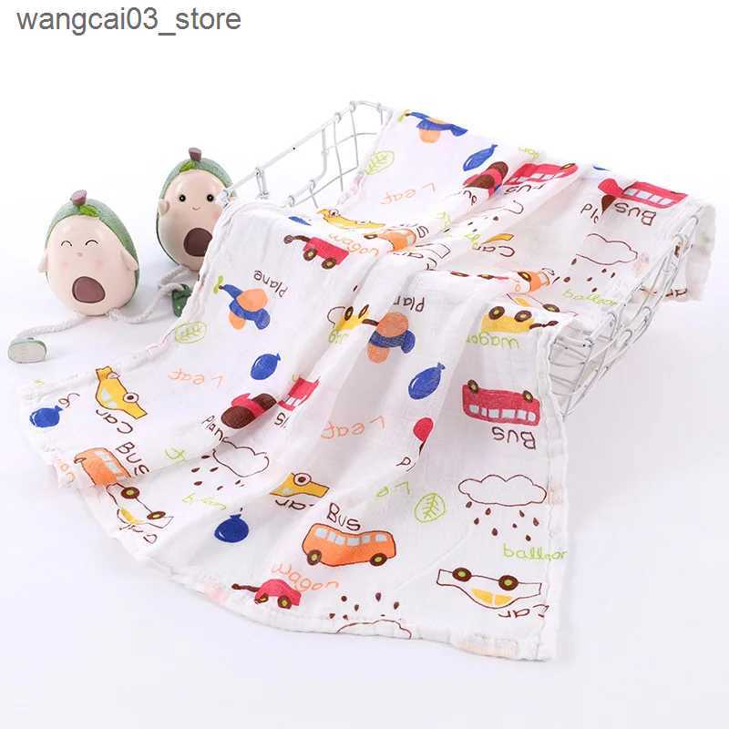 Blankets Swaddling 60x60cm Newborn Baby Musilin Blanket Ultra Soft Bamboo Baby Swaddle Blankets Skin Friendly Muslin Diaper Baby Burping Cloths L24091