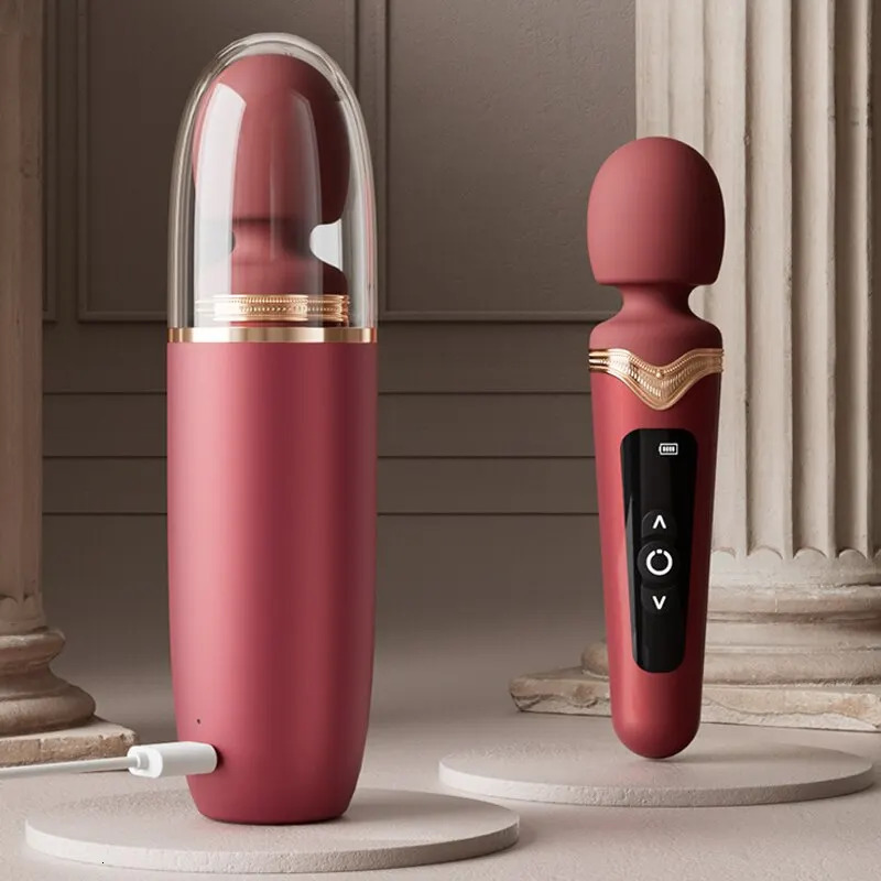 Powerful wand vibrator stimulates Gspot clitoral massager vaginal female sex toy 241009