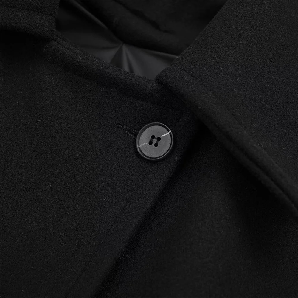 2024 autumn womens clothing European and American style French wool blend short coat jacket 241008