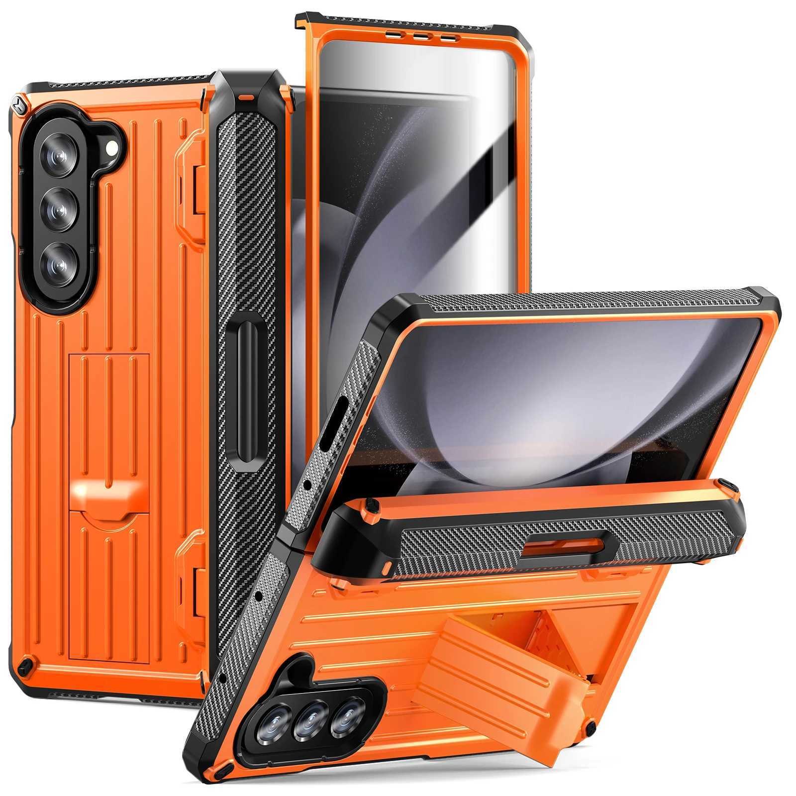 Samsung Galaxy Z Fold 5 4 3 ZFold5/W24 ZFold4/W23 ZFold3/W22 shockproof hard shell folding cover W241012