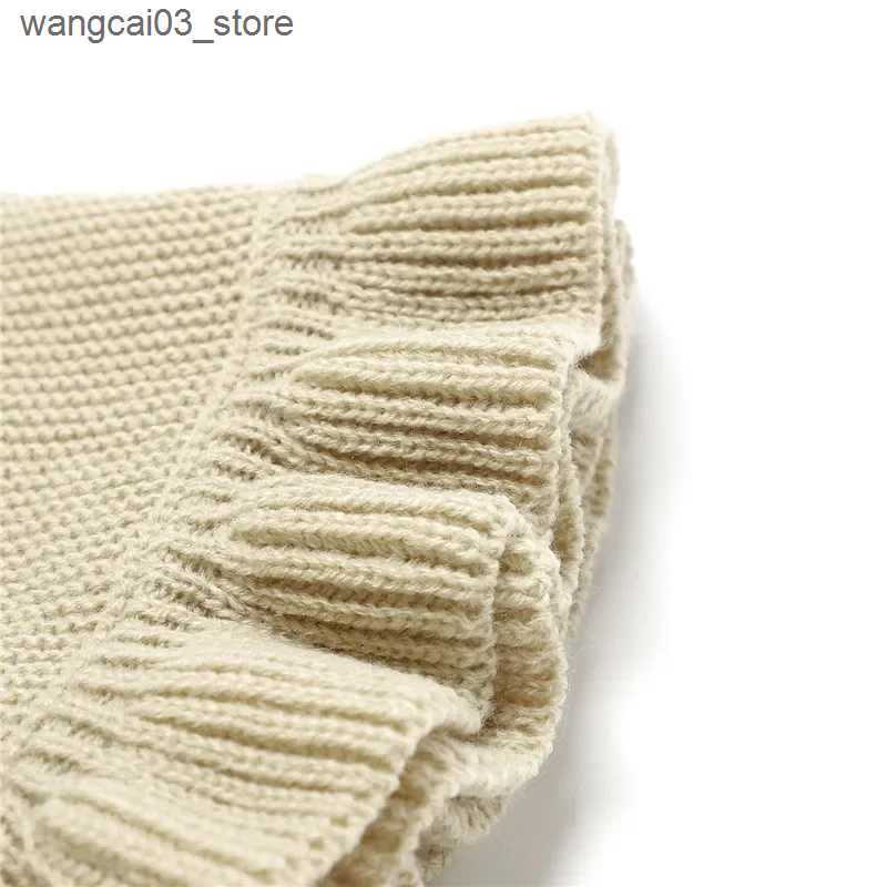 Blankets Swaddling Newborn Knit Blanket Organic Milk Frill Blankets Crochet Wool Blanket Baby Bath Towel Cobertor Bebe Muslin Swaddle L240910