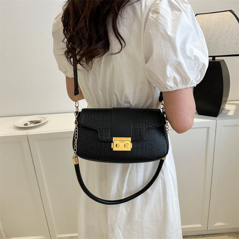 Women's New Fashion Simple Shoulder Leisure Commuter Crossbody Trend Small Square Bag