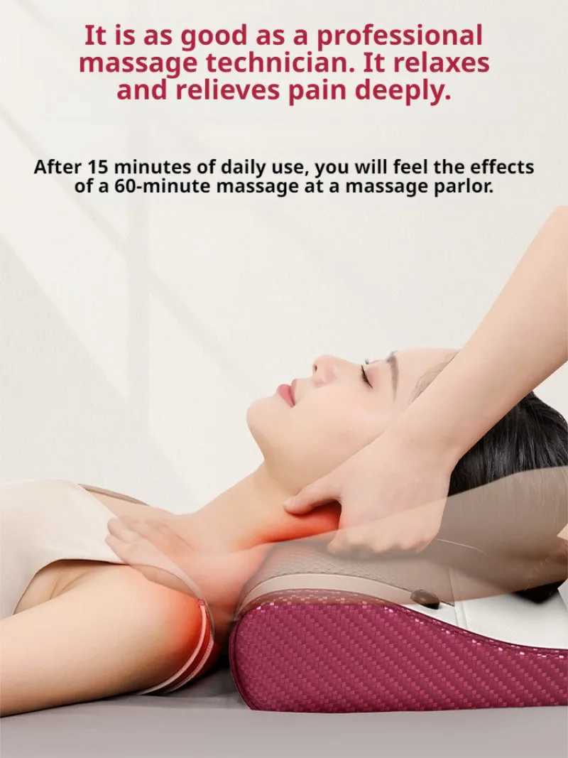 Home multifunctional electric massage tool Lumbar massage hot massage pillow W240819