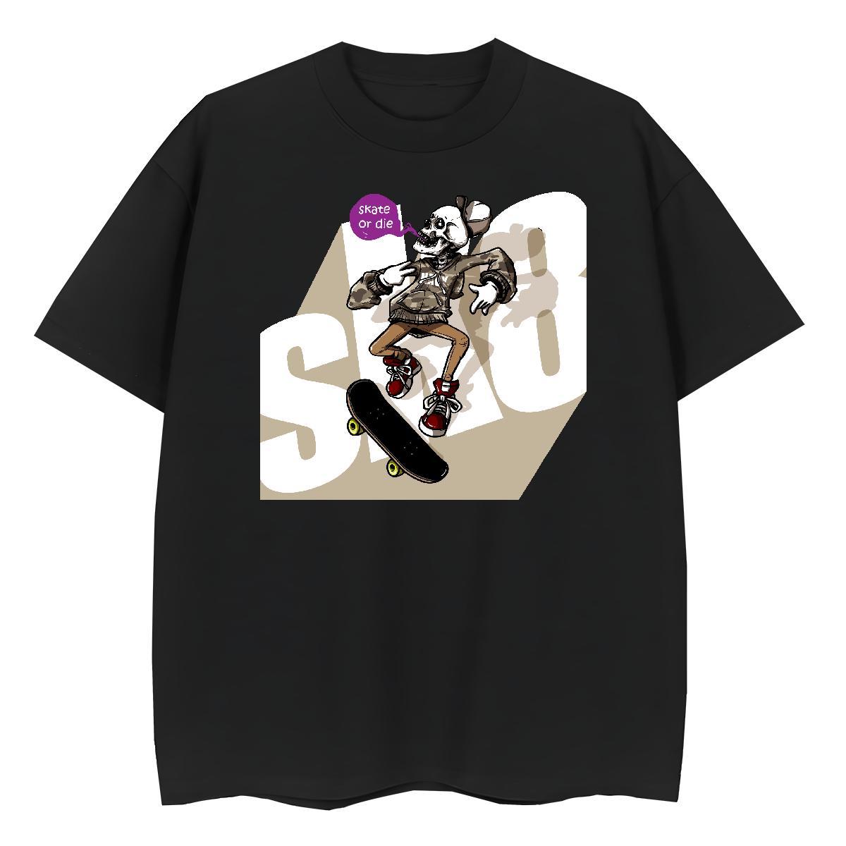 New Arrival Women T Shirts 230g 100% Cotton Breathable Crew Neck Spring Summer skateboarding Womens Tshirts Free Shipping Black White Tee Shirt