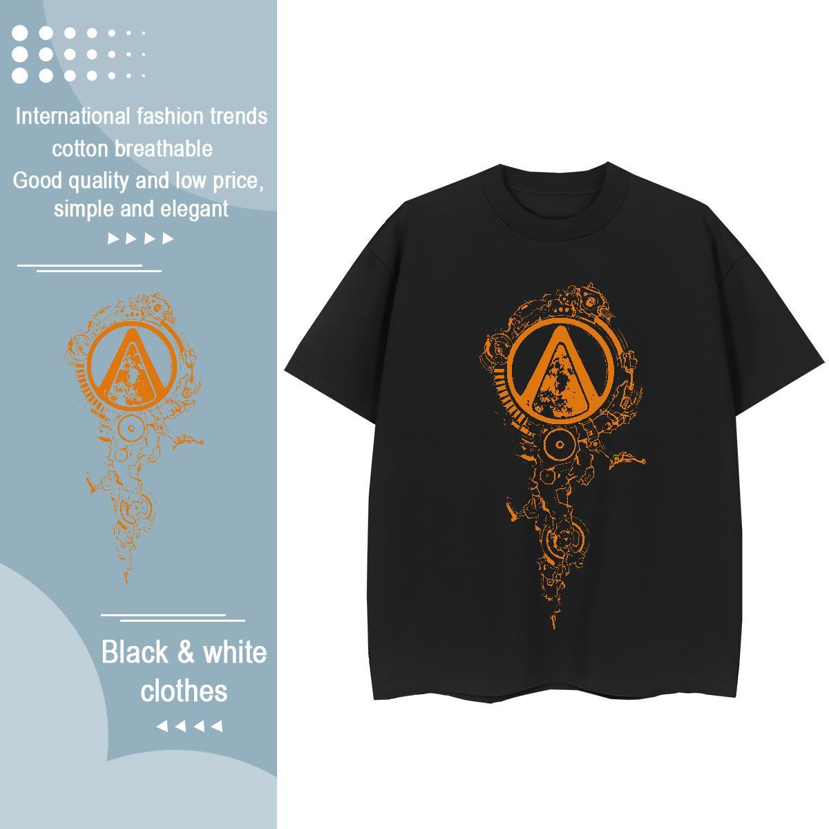 Classic T shirt 230g 100% Cotton Breathable Crew Neck Home Outdoor eye of the devil Womens Tshirts Comfortable Custom Print Oversized Top Shirts