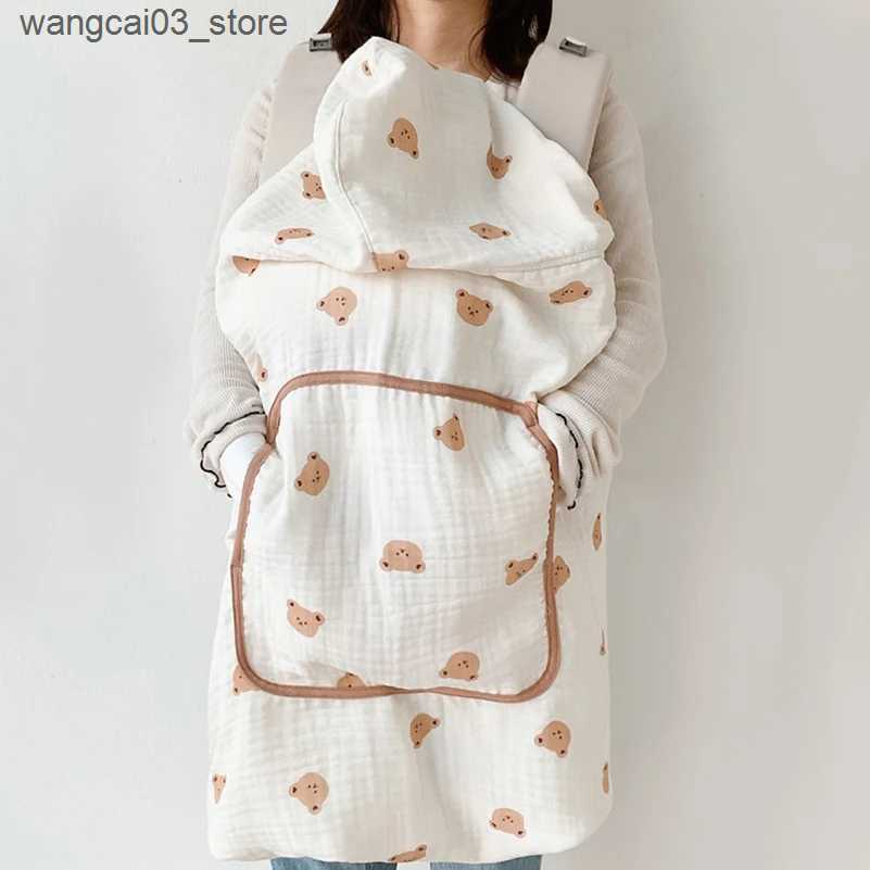 Blankets Swaddling Baby Bear Swaddle Wrap Summer Windproof Multifunctional Baby Blanekt Soft Cotton Cloark Cape Hooded Bath Towel Stroller Blanket L24