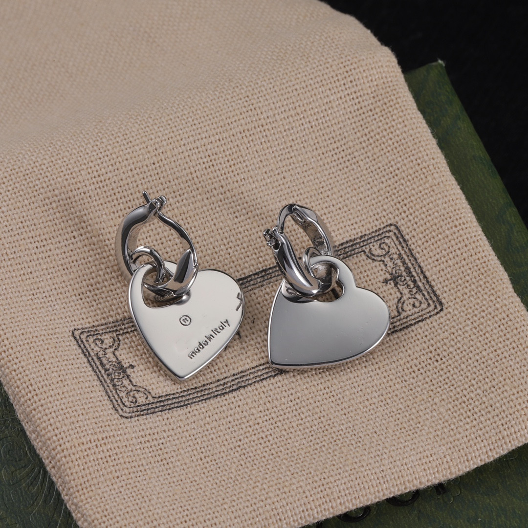Fashion Silver Earrings Charm Diamond Earrings Fashion Luxury Letter Earrings Woman Designer Earring Jewelry
