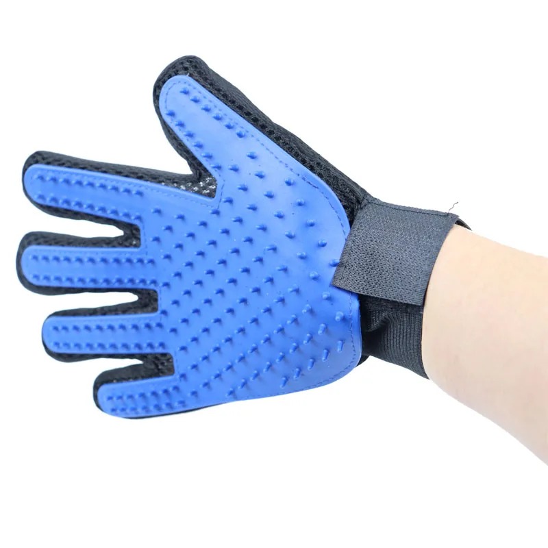 Gloves Pet Cat Grooming Gloves Animal Hair Removal Brush Removal Gloves Dog Cat Bath Cleaning Massage Tools Silicone Gloves