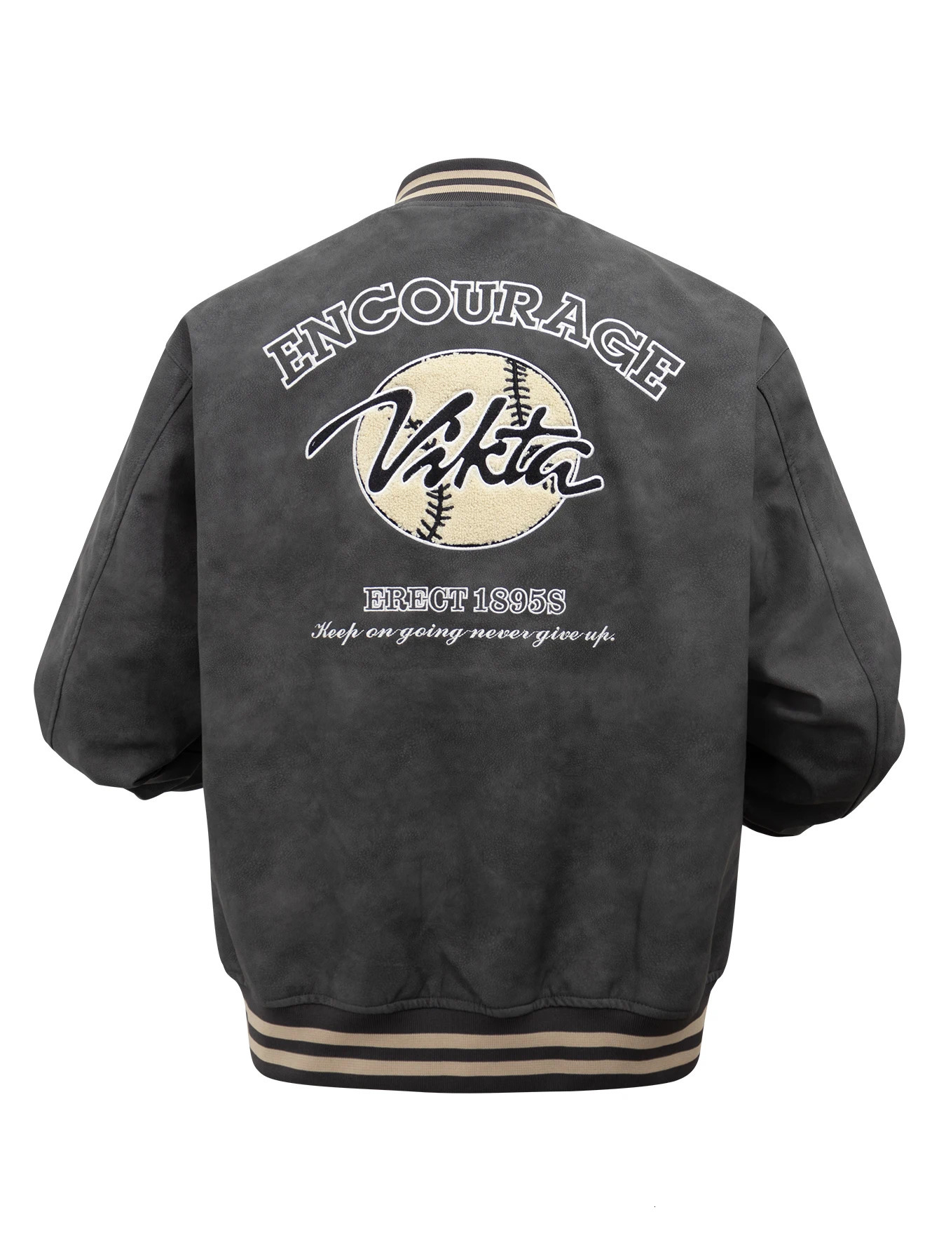 Mens leather Boombers jacket embroidered motorcycle Coats university baseball Jcakets autumn and winter 241011