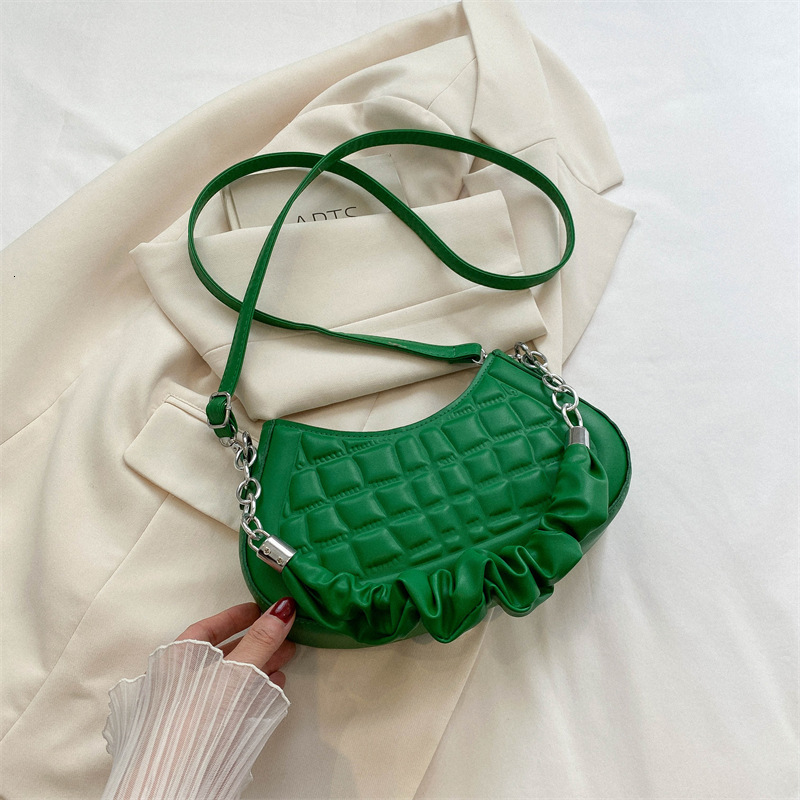 Small niche crescent new fashion minimalist shoulder casual trend crossbody bag for women