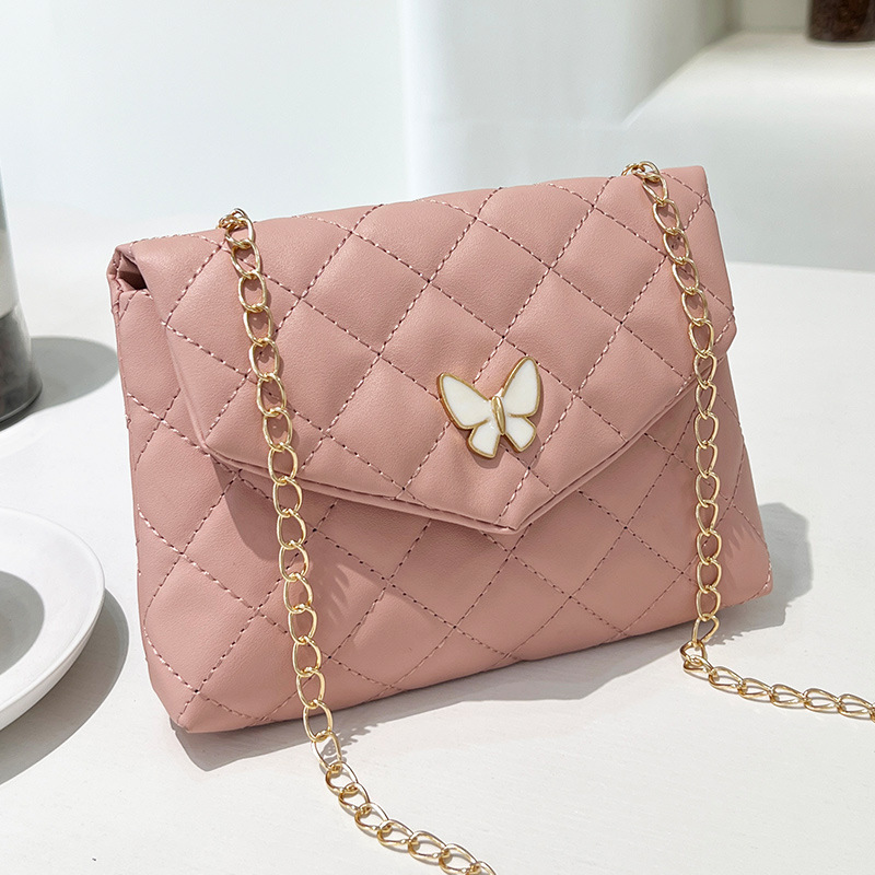 Designer tote bag 2024 new embroidery small square bag butterfly decorative Korean version of the casual shoulder bag crossbody women's bag one p
